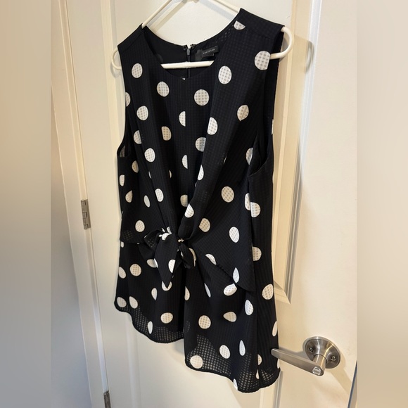 Ann Taylor Polka dot blouse - Picture 4 of 7